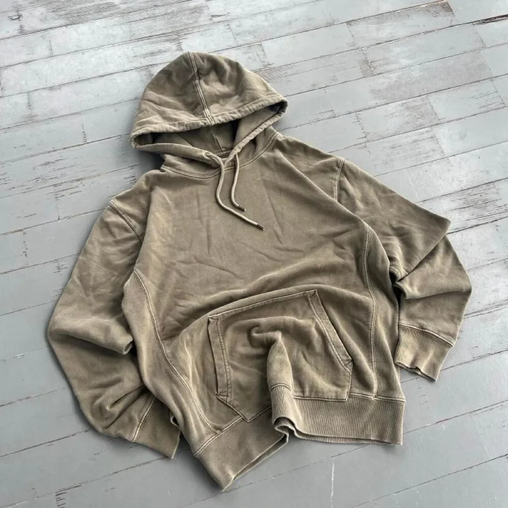 Vintage J. Crew Streetwear Y2K Heavyweight Hoodie Green